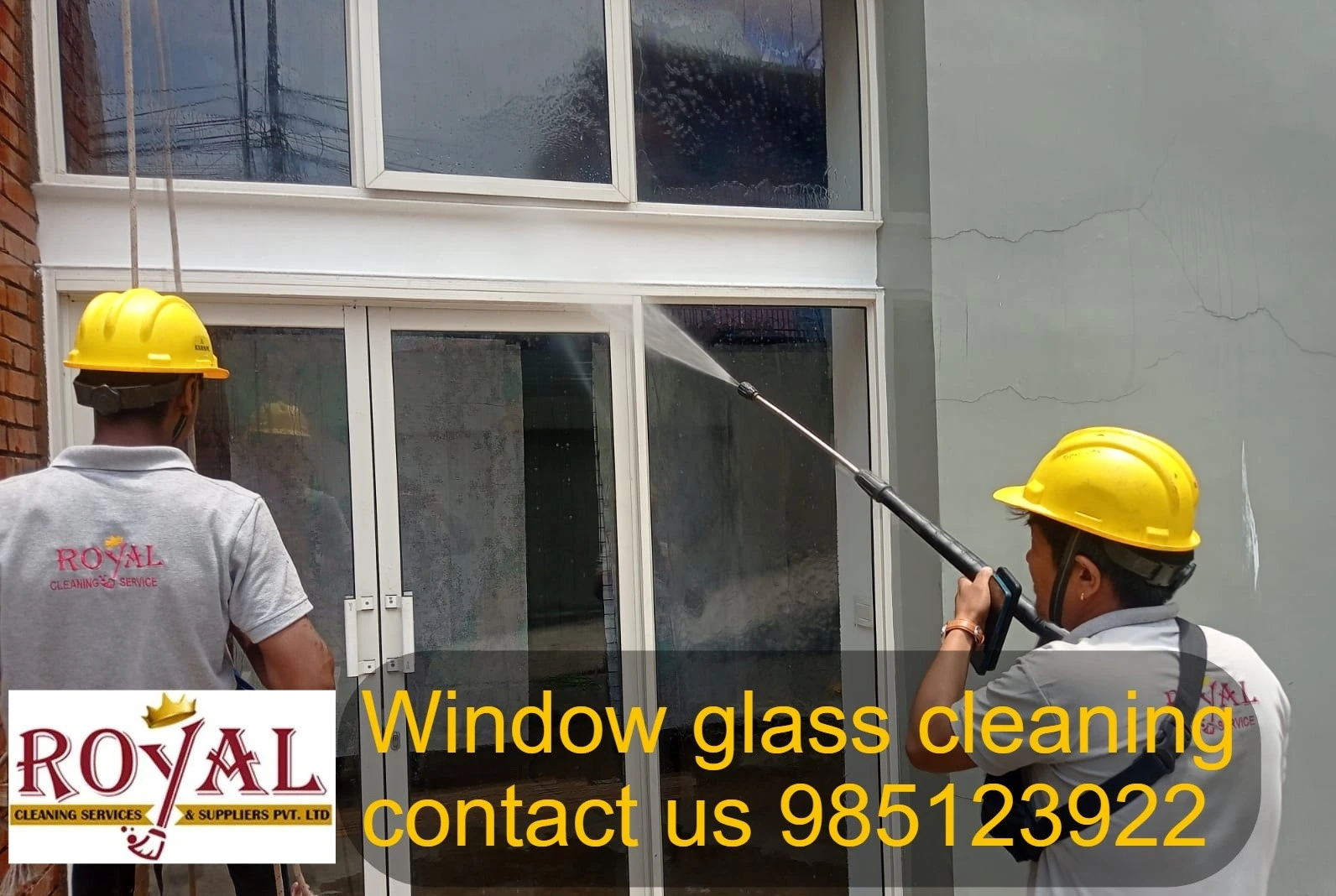 Why to hire Royal cleaning services for exterior glass cleaning service in Kathmandu?
